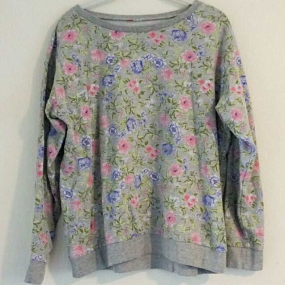 Floral sweater